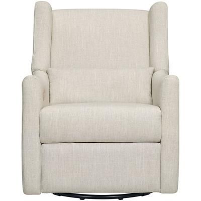 Babyletto Kiwi Electronic Recliner & Swivel Glider - White Linen