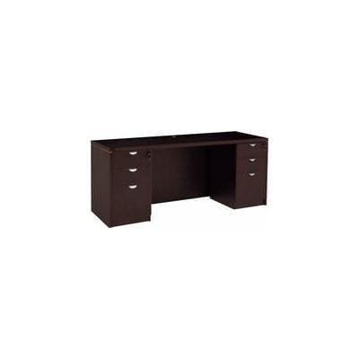 Mocha Kneespace Credenza