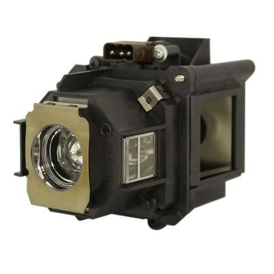 Jaspertronics™ OEM ELP-LP46 Lamp & Housing for Epson Projectors with Ushio bulb inside - 240 Day Warranty