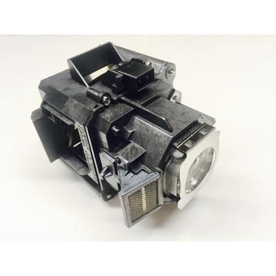 Jaspertronics™ OEM Lamp & Housing for the Epson H345A Projector with Ushio bulb inside - 240 Day Warranty