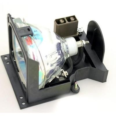 Jaspertronics™ OEM Lamp & Housing for the Mitsubishi S50 Projector with Philips bulb inside - 240 Day Warranty