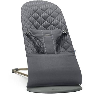 BabyBjorn Bouncer Bliss - Gray Pinstripe, Cotton