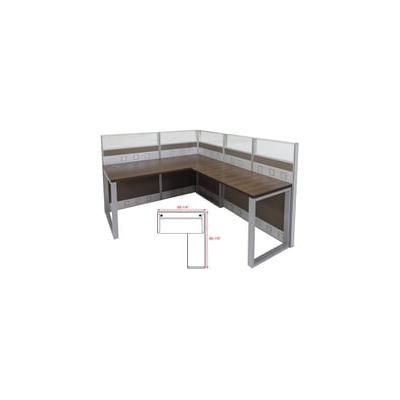 TrendSpaces Premium L-Shaped Cubicle