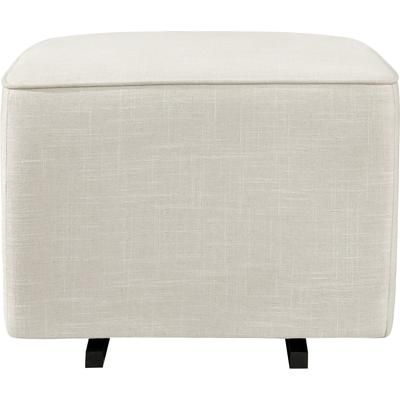 Babyletto Gliding Ottoman - White Linen
