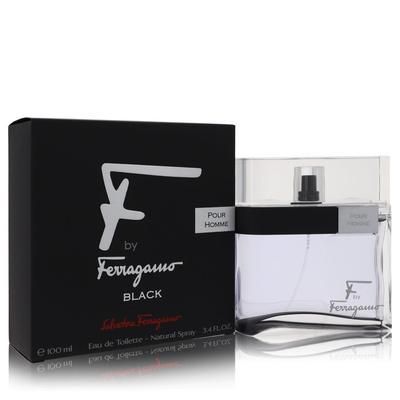 F Black For Men By Salvatore Ferragamo Eau De Toilette Spray 1.7 Oz