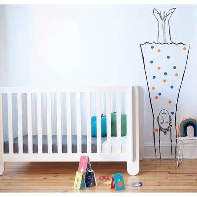 Oeuf Elephant Crib in White