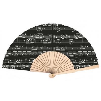 A-Gift-Republic Hand Fan Sheet Music Black