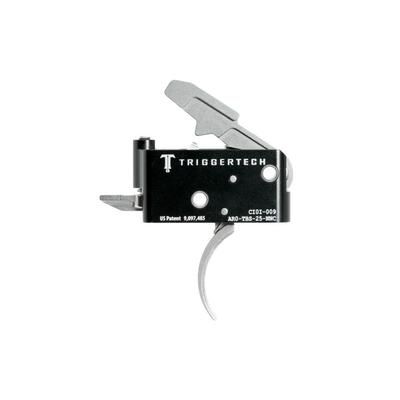 Triggertech AR15 Adaptable Curved Trigger Stainless AR0-TBS-25-NNC