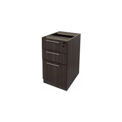 Charcoal Woodgrain Laminate Optional Box/Box/File Drawer