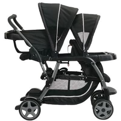 Graco Ready2Grow Click Connect Duo Stroller - Onyx