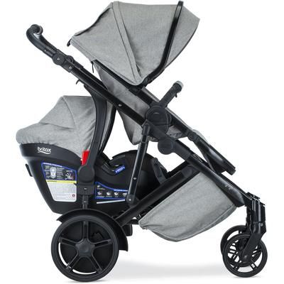 Britax 2018 B-Ready & B-Safe Ultra Travel System Bundle - Nanotex (Moisture, Odor, and Stain Resista