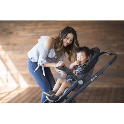 Joovy Qool Single to Double Stroller - Black Melange