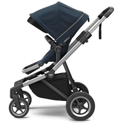 Thule Sleek Single-to-Double Stroller - Navy Blue