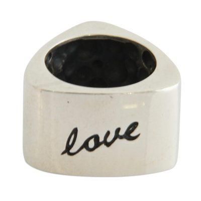 Hope' - Inspirational Sterling Silver Band Ring