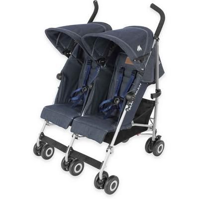 Maclaren Open Box Twin Triumph Stroller - Denim