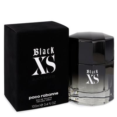 Black Xs For Men By Paco Rabanne Eau De Toilette Spray (2018 New Packaging) 3.4 Oz