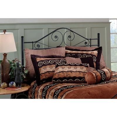 Hillsdale Furniture Harrison King Metal Headboard with Frame, Textured Black - 1403HKR