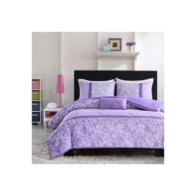 Mi Zone Riley Twin/Twin XL Comforter Set in Purple - Olliix MZ10-223