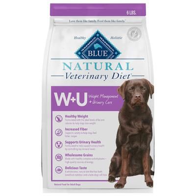 W+U Weight Management + Urinary Care Chicken Dry Dog Food, 6 lbs.