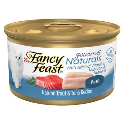 Gourmet Naturals Trout & Tuna Recipe Pate Wet Cat Food, 3 oz., Case of 12, 12 X 3 OZ