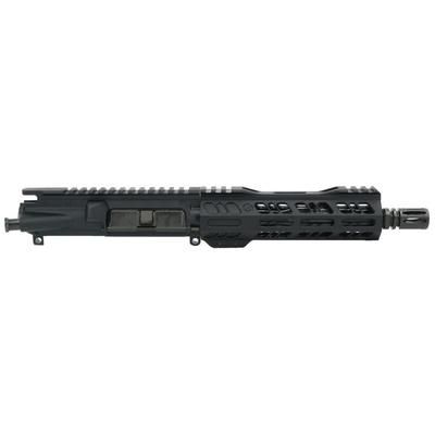 Grid Defense Complete Upper Receiver 9mm 9x19 Para 7.5 inch 4150 Light HBAR Barrel 1-10 Twist 7 inch Octagon M-LOK Rail A2 Flash Hider Black