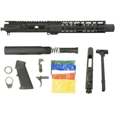 Ghost Firearms Upper Receiver Pistol Lower Parts Kit .300 Blackout 7.5in Pistol 4150 Light HBAR Barrel 1-8 Twist 9in M-LOK Free Float Hand Guard Flash