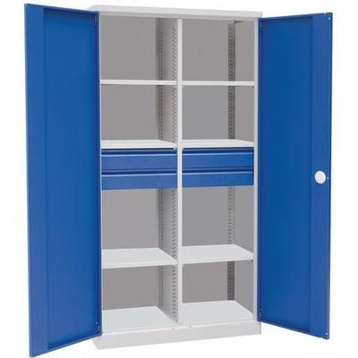 armoire haute magic 4 tiroirs 155 mm - manutan expert