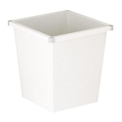 Corbeille À Papier Conique 27l Blanc - Vepabins