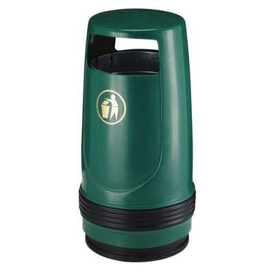 Poubelle D'extérieur Merlin 90l Vert - Vepabins