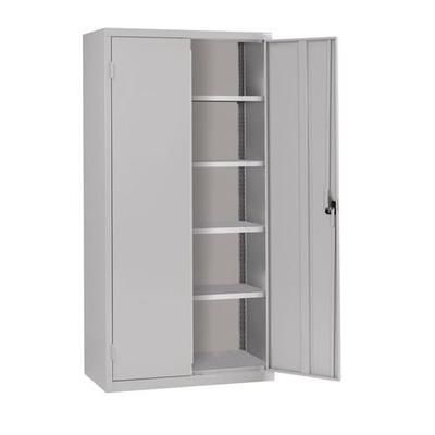 Armoire Monobloc Haute H 1980 X L 1200 X P 50 0 Gris/gris - Acial