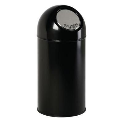 Poubelle Bullet Sans Liner 40l Noir - V-Part