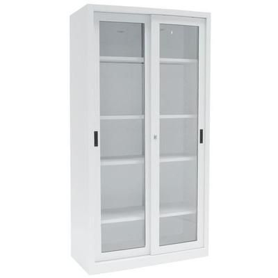 Armoire Mono P. Couliss Transp H2000xp650mm Gris L1000x - Manutan Expert