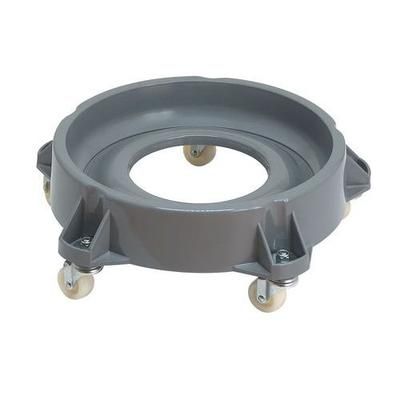 Support Mobile Diamètre 45cm Poubelle Open Top 60l Gris - Vepabins