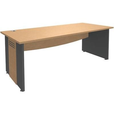 Bureau Pieds Panneaux Mélamine Longueur 160 Cm T.1315 - Manutan Expert