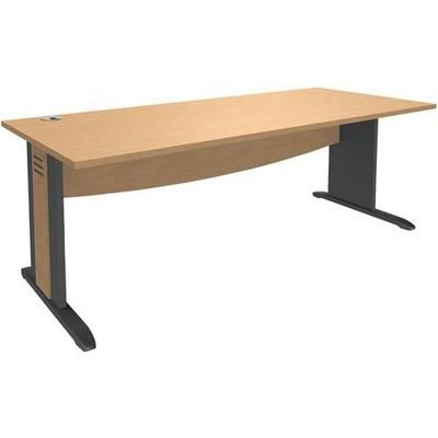 Bureau Classique Pieds Largeur 180 X 80 Cm T.1315 - Manutan Expert