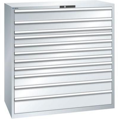 Armoire Gris Clair 1431x725x1450 Avec 11 Tir. 200kg - Lista