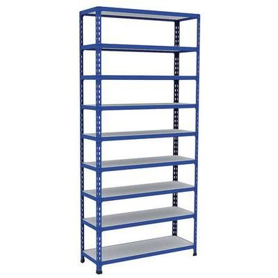 rayonnage d'archives rapid 2 1980x915x305 9 tab metal bleu