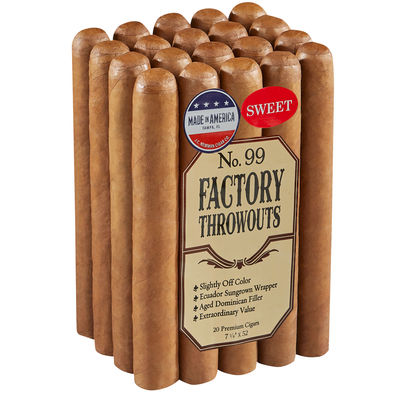 Factory Throwouts No. 99 Sun Grown Churchill Sweet - PACK (20)