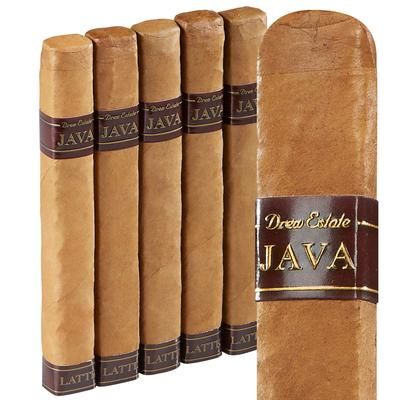 Java by Drew Estate Latte Robusto Connecticut - Pack of 5
