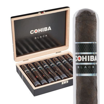 Cohiba Black Maduro Robusto Tubos - Box of 8