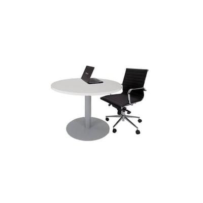 42" Round x 29"H Metal Disc Base Meeting/Conference/Cafeteria Table - Other Sizes Availa