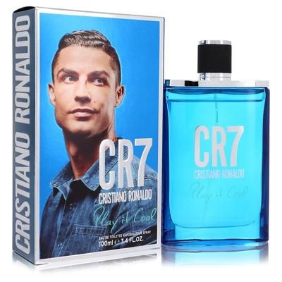 Cr7 Play It Cool For Men By Cristiano Ronaldo Eau De Toilette Spray 3.4 Oz