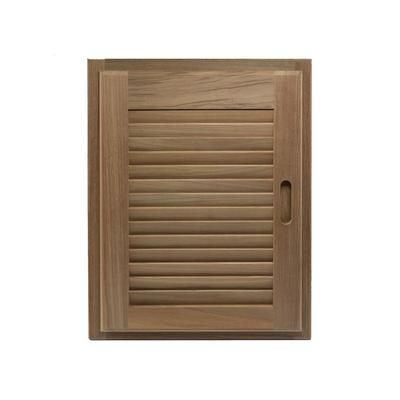 Whitecap Teak Louvered Door & Frame - Right Hand - 15" x 20" 60724