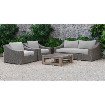 Renava Palisades Outdoor Beige Wicker Sofa Set - VIG Furniture VGATRASF-125-BGE