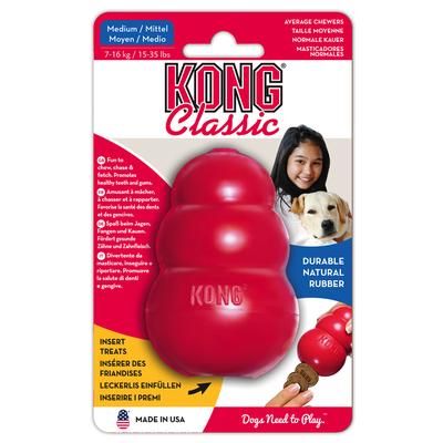Medium KONG Classic Red Dog Toy 8cm