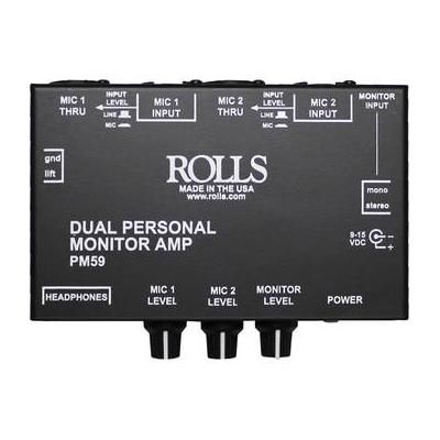 Rolls PM59 Dual Personal Monitor Amplifier PM59