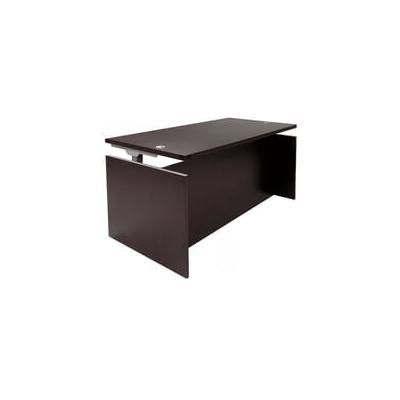 Mocha Adjustable Height Rectangular Front Desk