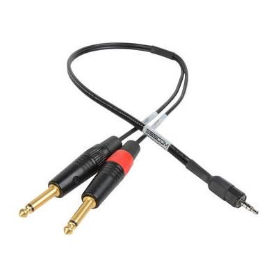 Sescom Dual 1/4" Phone Plug to 3.5mm TRRS Plug Line to Microphone Summing Cable (3 SES-IPSUMTS3