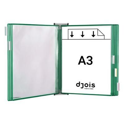 Support A3 10 Pochettes Vertes - Djois Made By Tarifold