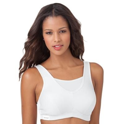Plus Size Women's Glamorise® No-Bounce Camisole Sport Bra by Glamorise in White (Size 38 G)